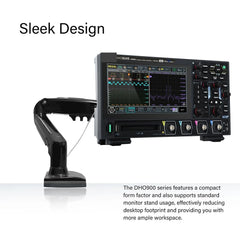 250MHz Digital Oscilloscope, 4 Channels, 12-Bit Resolution, 1.25GSa/s, HD Display & Built-In Signal Generator