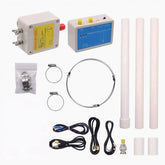 0.1MHz-180MHz Active Loop Broadband Receiving Antenna 20DBi SDR Radio Short Wave Antenna