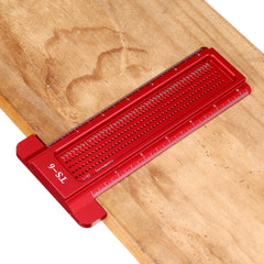 Aluminium Alloy TS 3 to 8 Inch Hole Positioning Measuring Ruler Precision Marking T Ruler