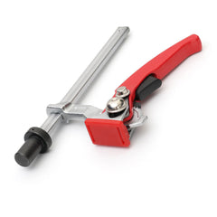 Woodworking Desktop Fixing Clamp - Adjustable 160MM Hold Down, Durable Zinc Alloy, Quick Press Technology, Red