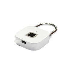 USB Smart Fingerprint Lock Rechargeable Keyless IP66 Waterproof Store Up To 39 Fingerprints for Door Luggage Padlock