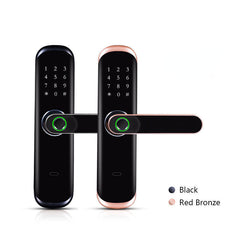 WiFi Fingerprint Smart Door Lock Inteligent Digital Door Lock Electronic Password RFID Card APP Unlock Home Lock