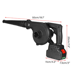 21V 1000W Cordless Electric Air Blower Vacuum Suction Cleaning Leaf Blower Computer Dust Collector