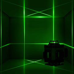 16 Line 4D 360 Horizontal Vertical Cross Green Light Laser Level Self-Leveling Measure Super Powerful Laser Beam