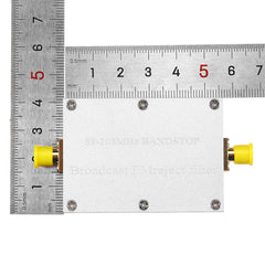 88-108MHZ Band Stop Filter RTL-SDR Blog Broadcast with FM Male Connector to SMA Male Connector