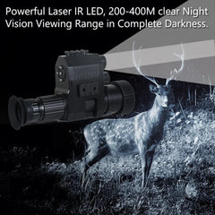 940 Plus Night Vision System with HD AMOLED Screen, DVR, and Scope Attachments for Hunting & Wildlife Observation