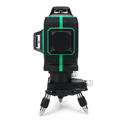 3D Green Auto Laser Level 12 Lines 360 Horizontal & Vertical Cross Build Tool Measuring Tools with 2 Batteries