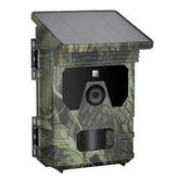 24MP 1080P Solar Panel Hunting Camera Outdoors IP65 Waterproof Infrared Night Vision Monitoring Wildlife Trap Trail Camera Video Photo Recorder Cam