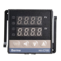 110-240V 0~1300 REX-C100 Digital PID Temperature Controller Kit Alarm Function With Probe Relay
