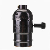 E27 E26 Edison Socket Vintage Style Pendant Light Cord Dimmer With Lamp Switch AC 110-220V