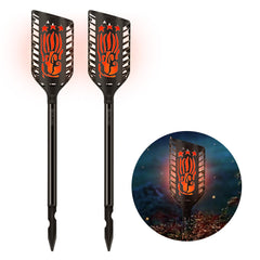 Solar Garden Decoration LED Flame Lamp Outdoor Landscape Automatic Waterproof Atmosphere Light for Patio Yard Path Lighting