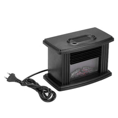 1000W Portable Electric Fireplace Heater - Desktop Flame Stove Air Warmer for Living Room/Bedroom