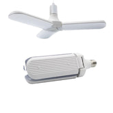 E27 45W 2835 228LED Foldable Fan Blade Angle Adjustable Light Bulb for Indoor Home Decor AC85-265V