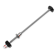 550mm Ball Screw with BK12 BF12 End Support and 6.35x10mm Coupler for CNC