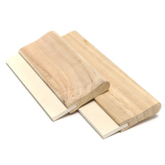 2 Sizes Wooden Handle Rubber Blade for Screen Printing Squeegee