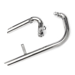 Cut Pipes Exhaust Muffler System With Silencer For Yamaha Virago V star XV125