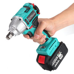 520N.M 1/2" 6200rpm Brushless Cordless Electric Wrench Forward Lock Switch Spanner
