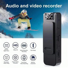 Black 1.3MP USB Action Camera, 1080P Video, 24P Frame Rate, ≤2" Display, Rechargeable, ABS Material