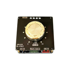 Bluetooth 5.1 Volume Indicator Audio Power Amplifier Module Two-channel Stereo 80W+80W Amplifier Board