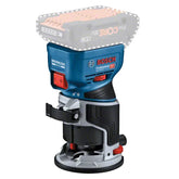 PRO GKF 18V-8 for Bosch Cordless Edge Router 18V Brushless Motor 6mm & 1/4'' Collets Professional Woodworking Trim Router With L-BOXX Case