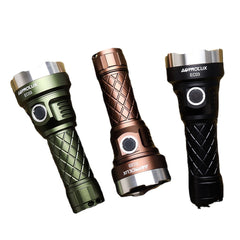 3x XHP50.2 6700LM SST40 485m High Lumen Andril UI Compact EDC Flashlight 21700/18650 Type-C Rechargeable Powerful Mini Torch Searching Camping Light