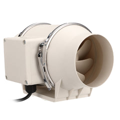 4 Inch 45W Exhaust Fan Adjustable Speed Duct Fan Garden Farmland Window Airflow Boost Air Ventilator Pipe Ventilation Extractor