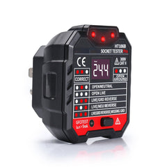 Socket Outlet Tester Circuit Polarity Voltage Tester Wall Plug Break Finder RCD Test