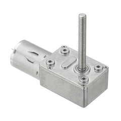 50mm-M6 Screw Worm Gear Motor DC 6/12/24V 150RPM Self-locking Reduction Gear Motor