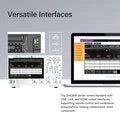 Digital Oscilloscope 70MHz 12-bit Resolution 1.25 GSa/s Sample Rate 1,000,000 wfms/s Capture Rate 7 inch Touch Screen USB LANHDMI