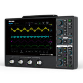 100MHz Tablet Oscilloscope, 4 Channels, 12-Bit Resolution, 1GSa/s, 110Mpts Memory & 8-Inch Touchscreen