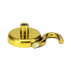 48mm 90KG Magnetic Hook Holder Neodymium Magnet Yellow Hook Magnet