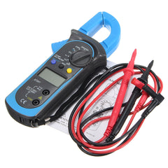Digital Clamp Multimeter OHM Amp Meter AC/DC Voltage AC Current Resistance Tester