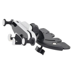 Universal CD Slot Gravity Car Holder - Premium ABS, One-Hand Operation, Super Strong, Silver, Fits All Mobile Phones