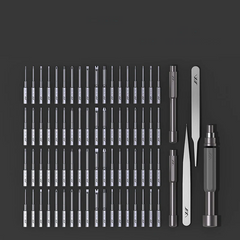 80 In 1 Precision Screwdrivers Multi-used DIY Repair Screw Driver 72PC S2 Bits With 2 Rods