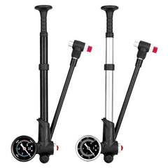 Portable High-pressure 300psi Bike Air Pump With Gauge For Fork & Rear Suspension Shock Absorber Mountain Bicycle Inflator
