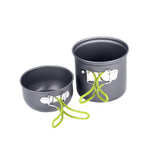 Ultralight Camping Cooking Utensils Outdoor Tableware Pot Set Hiking Picnic Travel Tourist Dishes Supplies Equipment
