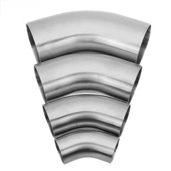 1.5 / 2 / 2.5 / 3" OD 45 Degree Exhaust Pipe Bends Tube Elbows Stainless Steel