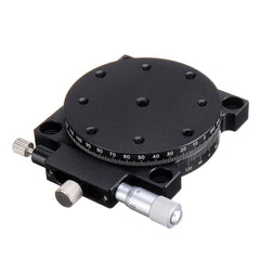 RS60-L RS60-R 60mm R Axis Manual Rotating Platform Sliding Stage Precision Bearing Linear Stage