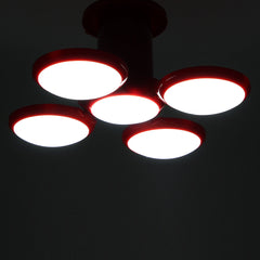 50W E27 Football LED Garage Lamp Workshop Folding Light Deformable Ceiling Bulb AC165-265V