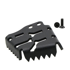 Modified Brake Lever Foot Plate Motorcycle Retrofitted With Brake Pedal