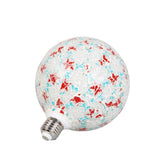 AC85-265V 4W E27 1800K Warm White 3D Retro LED G125 Tiffany Glass Light Bulb for Indoor Use