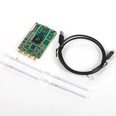 Wideband SDR 70MHz to 6GHz 2R2T 61.44MSPS Sampling Rate 12-Bit ADC DAC AI N78 Band Wireless Communication Device