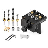 Combined Three-in-One Locator for Woodworking - Durable CNC Tool with Adjustable Vice Jaw (0-55mm)