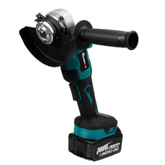 1600W 388VF 125mm Rubber + ABS + Steel Rechargeable Lithium Battery Technology Brushless Angle Grinder