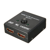 2.0 HDTV Switch Switcher Splitter Bi-Direction Hub HDCP 2x1 1x2 In Out 4K