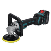 588VF 6 Speed 2 In 1 Cordless Angle Grinder Car Polisher Brushless Electric Angle Grinder Grinding Machine Fit Makiita
