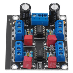 DC Dual Power 4 Channels Pre-amplifier Disassembled Chip Driver Board Finished Board
