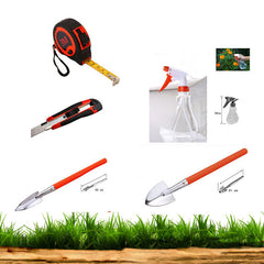 Aluminum Alloy Garden Tool Box Elbow Branch Shears Big Wood Saw Aluminum Alloy Shovel 12 Piece Garden Tool Set