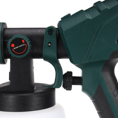 Cordless Paint Sprayer Electric Powerful Spray Gun Adjustable Valve Knob for Painting Fit Makiita