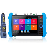 Plus+ Full Features CCTV Camera Tester 7-inch IPS Touch Screen Monitor CCTV Tester with HD-TVI HD-CVI AHD SDI IP Camera Support DMM OPM VFL TDR Features POE 4K H.265 HDMI